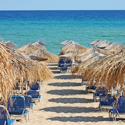 Popular,Greece,Beach,-,Ammolofoi.,View,Of,The,Beach,On
